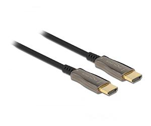 Delock 84038 câble HDMI 20 m HDMI Type A (Standard) Noir, Argent