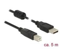 DeLock Kabel USB 2.0 Typ-A Stecker > USB 2.0 Typ-B Stecker 5, 0 m Sc (US IMPORT)