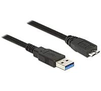 DeLOCK 85071 Cable USB 3.0 Type A Male to USB 3.0 Micro-B Male 0.5 m Black