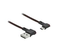 Delock 85269 USB 2.0 Cable USB-A to USB Micro-B Plug Black 0.20 m