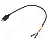 85407 cable USB 2.0 0.2m black 22AWG Ø conductivity: 3 mm DELOCK