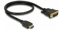 Delock HDMI to DVI 24+1 Cable Bi-Directional Video Cable Adapter 0.5 m