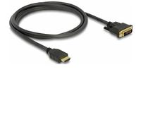 Delock 85653 HDMI to DVI 24+1 Cable Bidirectional 1.5m Triple Shie...