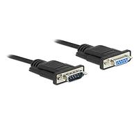 DeLOCK 86584 Serial Cable RS-232 Sub-D9 Male to Female 3m