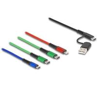 DeLOCK 87035 USB cable 1.2 m USB 2.0 USB A/USB C USB C/Micro-USB B/Lightning Bla