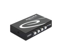 DeLOCK 87634 Switch 4-port USB Manual Black Single