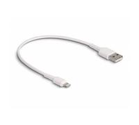 Delock 87866 USB 2.0 Lightning plug USB-A plug White 0.30 m USB Cable