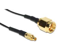 DeLOCK 88471 MMCX SMA Interface Gold, Black Cable and Adapter