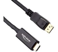 DeLOCK Active DisplayPort 1.2 to HDMI Cable 4K 60Hz 1m