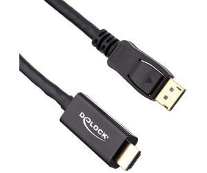 DeLOCK Active DisplayPort 1.2 to HDMI Cable 4K 60Hz 1m