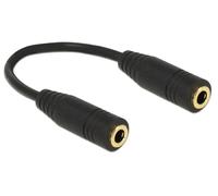 DELOCK Adapter Audio Klinke 3.5mm 4Pin-Bu > Bu 0.1 NEW