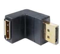 Delock Adapter Displayport male > Displayport female angled down - DisplayPort adapter - DisplayPort (W), 65382