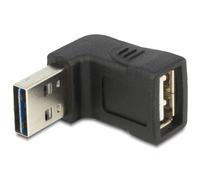 Delock 65521 Adapter USB 2.0 connector A to port A black compact d...