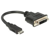 DeLock Adapter HDMI Mini-C Male to DVI 24+5 Female 20 cm