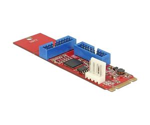 Delock Adapter M.2 Key B+M > 1 x USB 3.0 Pfostensocket Male