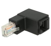 DELOCK Adapter RJ45 St gewinkelt -> RJ45 Bu Cat.6 NEW