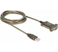 DeLOCK Adapter USB 2.0 Type-A > 1 x serial DB9 RS-232 - Serieller adapter - USB