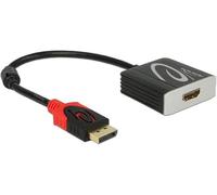 DeLOCK Adaptor Cable DisplayPort 1.2 Male > HDMI 2 Female Black 4 K 60Hz Active