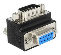 DeLock Adaptor Sub-D 9 pin male/female 90 ° angled Bolt/Nut
