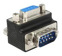 DeLock Adaptor Sub-D 9Pin St/Bu/270 ° angled Bolt/Nut