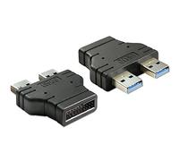 DeLOCK Adaptor USB 3.0 Pinhead > 2 x USB 3.0-A