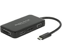 DeLOCK 63929 laptop dock/port replicator USB 2.0 Type-C Black