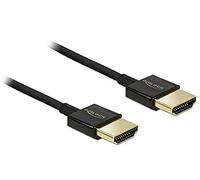 DeLock Cable HDMI A Male A Male High Speed HDMI with Ethernet 3D 4 K 2 m Premium