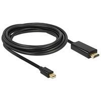 DeLOCK Cable Mini DisplayPort 1.1 Male to HDMI A plug (Full HD, 1920 x 1080, 1 M for Apple Black