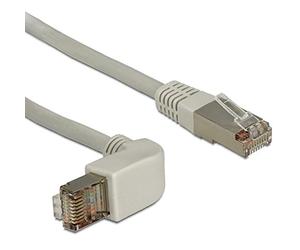 DeLock Cable RJ45 CAT 6 A SSTP Angled/Straight 1