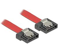 DeLOCK Cable SATA Flexi 6 Gb/s 30 cm Red Metal
