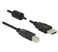 DeLock Cable USB 2.0 Type A Male to USB 2.0 Type B Male 3.0 m Black