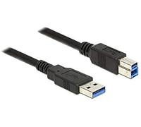 DeLock cable USB 3.0 Type-A male to USB 3.0 Type-B connector, 5.0 m, black