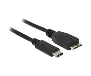 DeLock Cable USB 3.1 Gen 2 USB Type-C Male to USB Micro-B Male, 0.5 m, Black 1 5