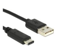 Delock Kabel USB Type-C 2.0 Stecker > USB 2.0 A Stecker 1, 0 m Schwarz