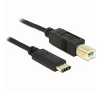 DeLock Cable USB Type C 2.0 to USB 2.0 Type B Male 2 m Black