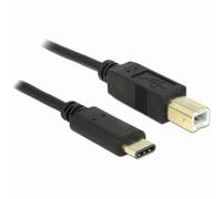 DeLock Cable USB Type C 2.0 to USB 2.0 Type B Male 2 m Black