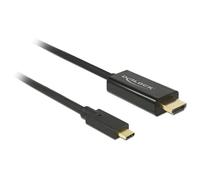 DeLOCK 85259 video cable adapter 2 m USB Type-C HDMI Black - DeLOCK