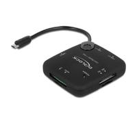 DELOCK Card Reader USB micro B -> 4in1 +3-Port Hub NEW
