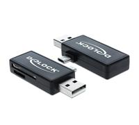 DELOCK Card Reader USB micro B -> SD/microSD OTG e NEW