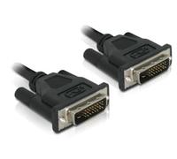 DeLOCK DVI 24+1 Cable 0.5m male/male DVI cable DVI-D Black