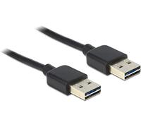 DeLOCK Easy Cable USB 2.0-A Male to Male 2 m Black
