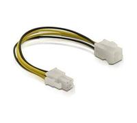 DeLOCK Extension Cable P4 4 Pin Male to P4 4 Pin Female 15 cm