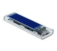 Delock External Enclosure for M.2 NVMe PCIe SSD with USB Type-C™ Female Transparent