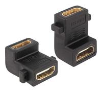 Delock Adapter HDMI-A Bushing> Jack O 90 G Angled