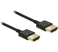 DELOCK HDMI Kabel Ethernet A -> A St/St 0.50m 3D 4 NEW