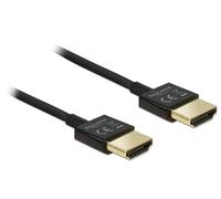 DELOCK HDMi-Kabel HighSpeed Ethernet A->A 4K 3D 0, NEW