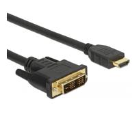 Delock HDMI to DVI 18+1 Cable Bidirectional Video Cable Adapter 1.5m
