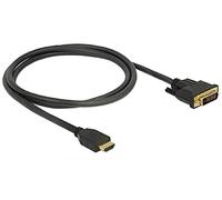 Delock HDMI to DVI 24+1 Cable Bi-Directional Video Cable Adapter 1.0m