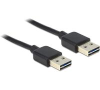 DeLOCK Easy Cable USB 2.0-A Male to Male 2 m Black