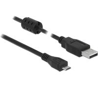 DeLock Kabel USB 2.0 Typ-A Stecker > USB 2.0 Micro-B Stecker 0,5 m schwarz, 3 St